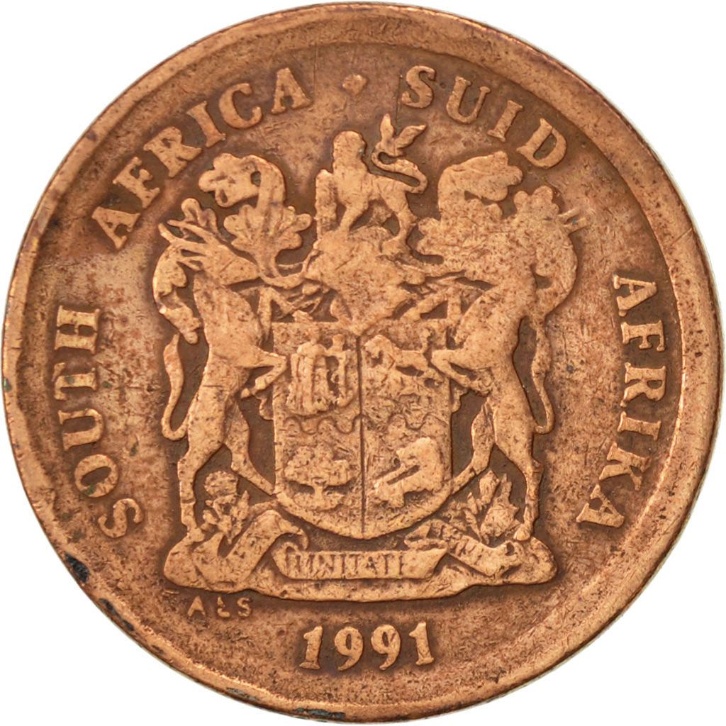 South Africa 5 Cents SOUTH AFRICA - SUID-AFRIKA Coin KM134 1990 - 1995
