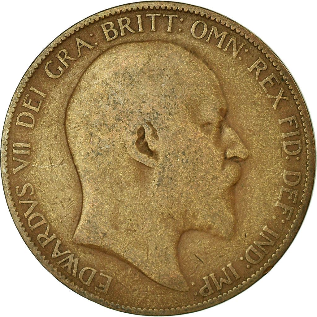 United Kingdom | 1 Penny Coin | Edward VII | Km:794 | 1902 - 1910