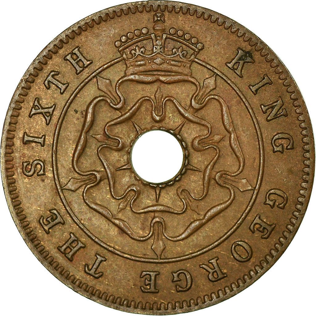 Southern Rhodesia | 1/2 Penny Coin | Crowned Flower | KM:26 | 1951 - 1952
