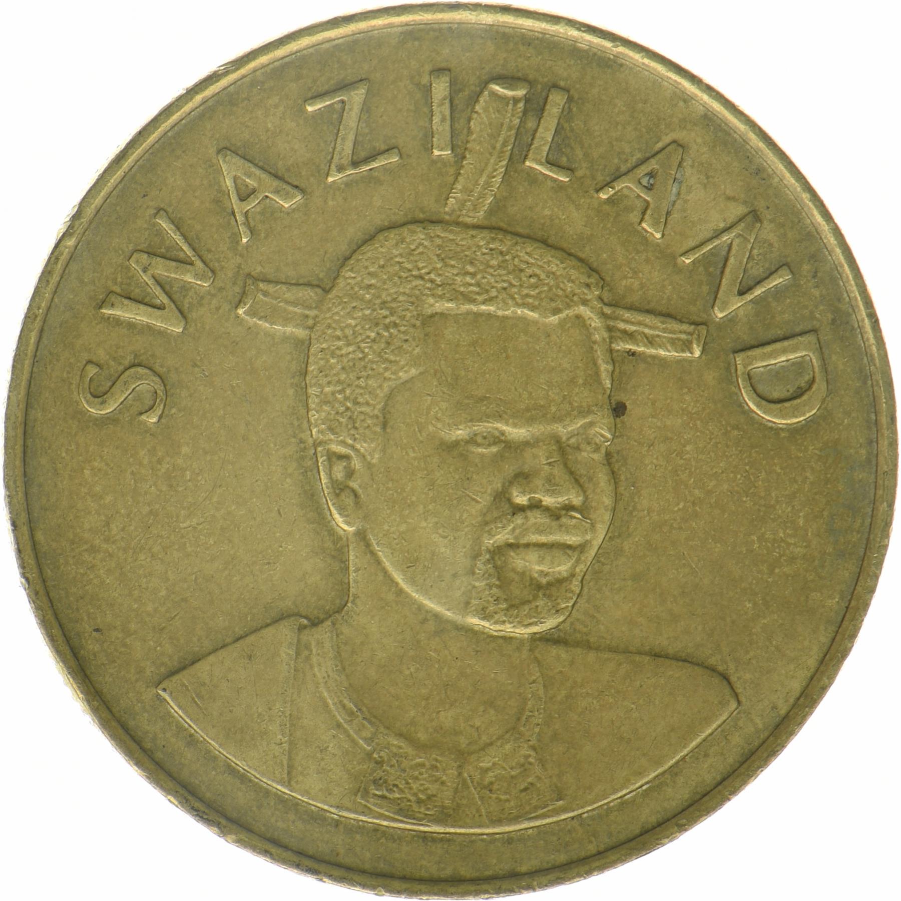 Eswatini | 5 Emalangeni Coin | Independence | Km:54 | 2008