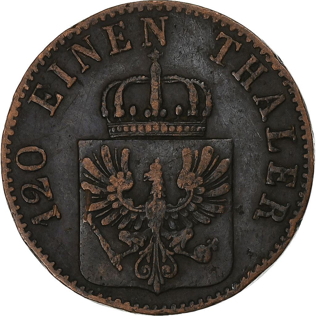 Kingdom Of Prussia | 3 Pfennigs Coin | William I | Km:482 | 1861 - 1873