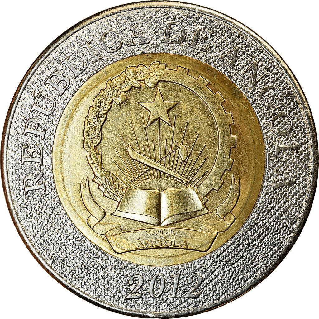 Angola | 10 Kwanzas Coin | Gear | Wreath | Km:110 | 2012