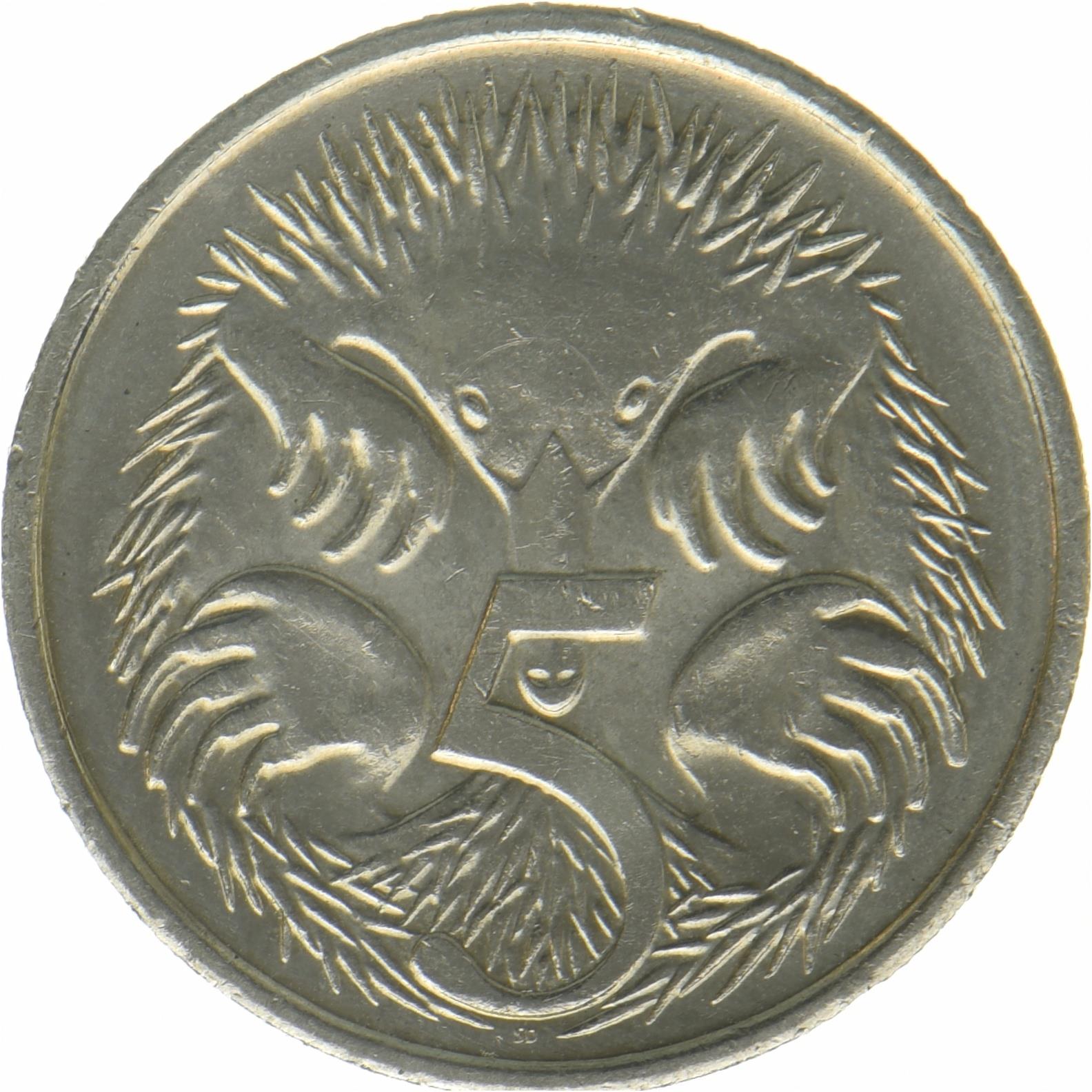 Australien | 5 Cents Mønt | Charles III | KM:4653 | 2024 - 2026