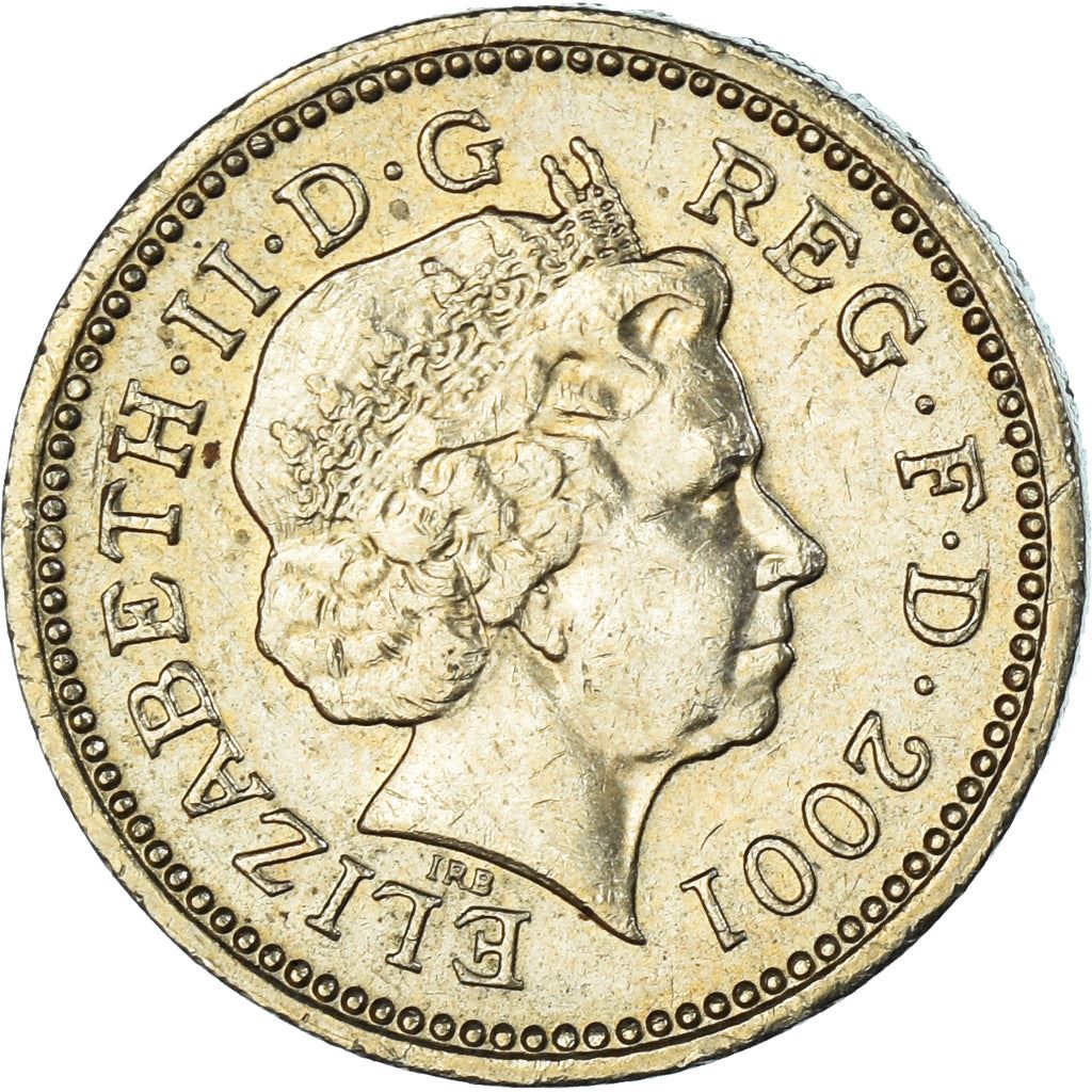 United Kingdom | 1 Pound Coin | Celtic Cross | Km:1013 | 2001
