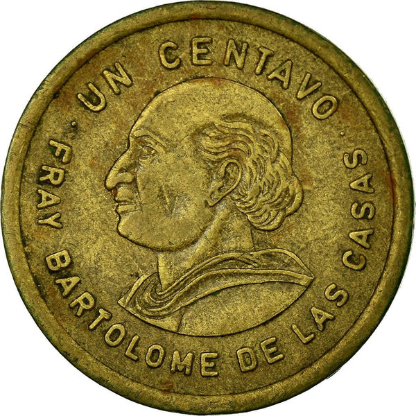 グアテマラ | 1 センタボ コイン | バルトロメ・デ・ラス・カサス | Km