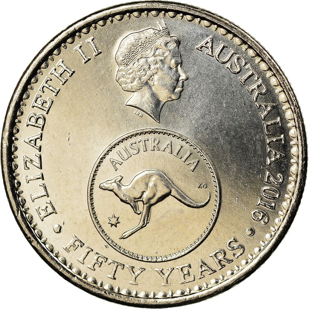 Australia | 5 Cents Coin | Anniversary of Decimal Currency | Km:3160 | 2016