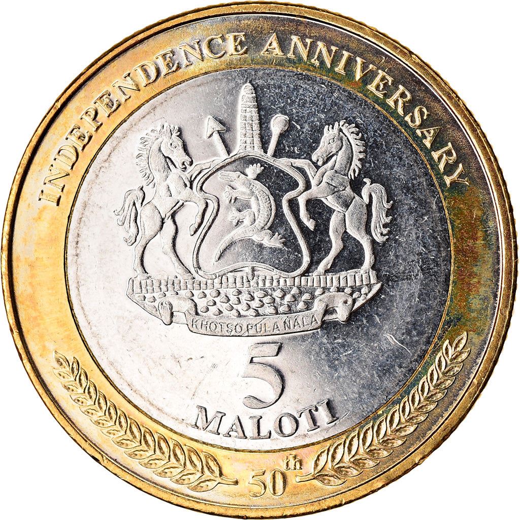Lesotho | 5 Maloti Coin | King Letsie III | 2016