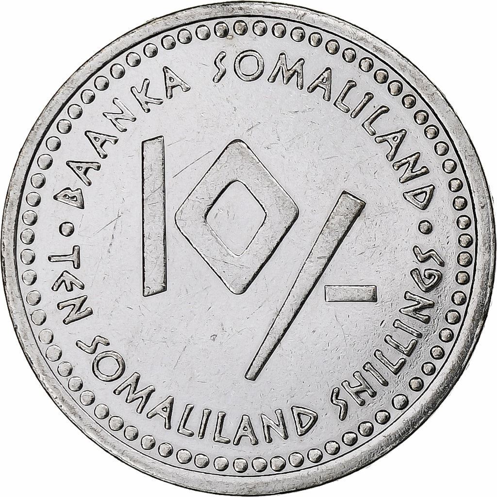 Somaliland | 10 shilling-mønt | Skorpionen | Rustfrit stål | KM:16 | 2006