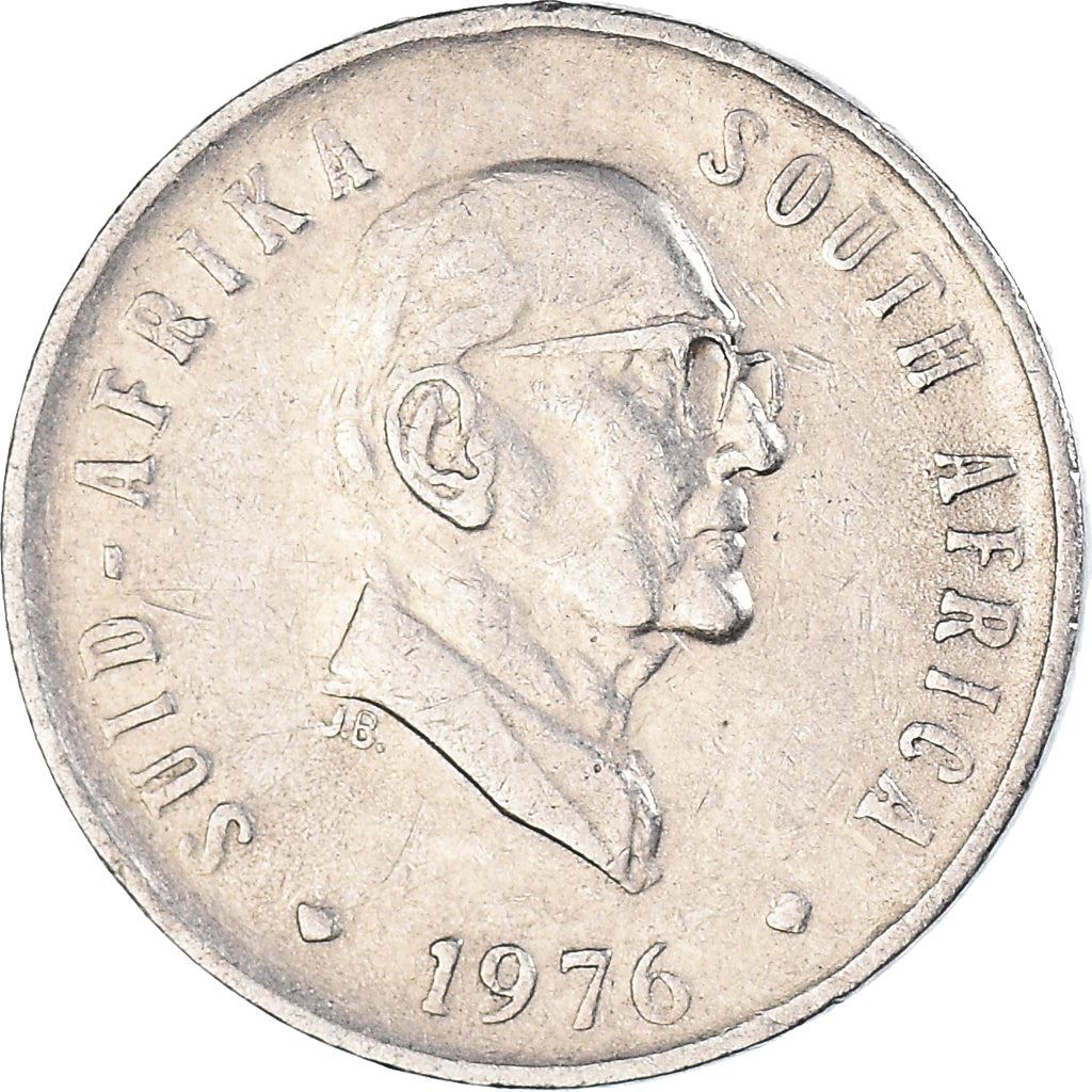 Moneta da 5 centesimi Sudafrica | Jacobus J. Fouche | KM93 | 1976
