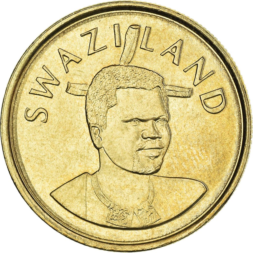 Moneta da 2 Emalangeni Eswatini | Re Mswati III | Giglio | KM46 | 1995 - 2010