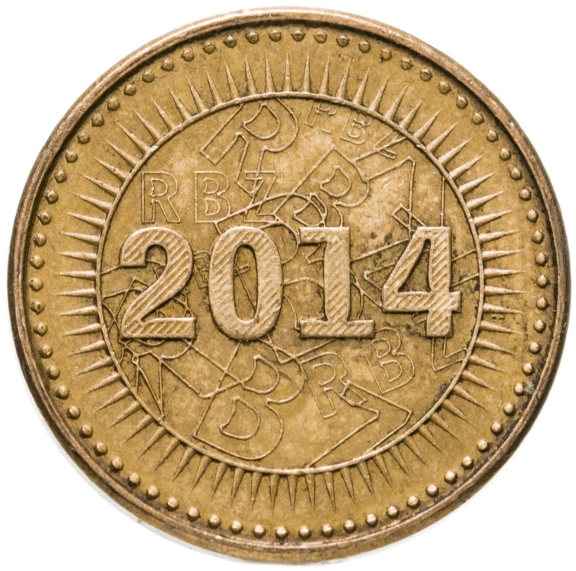 Zimbabwe | 5 Cents Bondmynt | KM17 | 2014