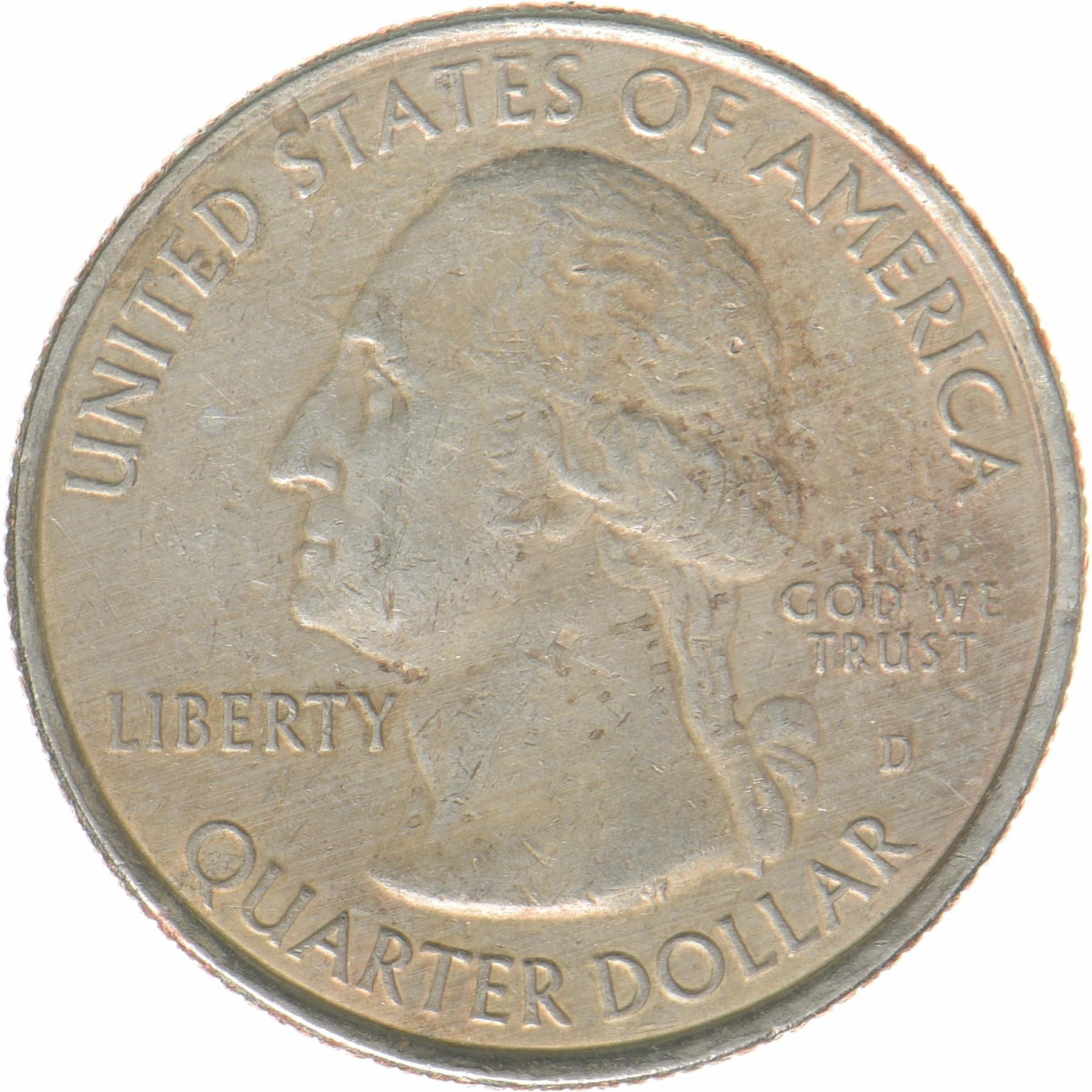 United States | 1/4 Dollar Coin | Harpers Ferry Park | KM:637 | 2016
