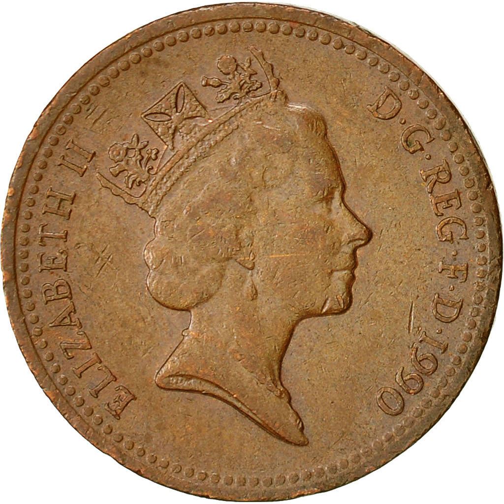 United Kingdom | 1 Penny Coin | Elizabeth II | Km:935 | 1985 - 1992