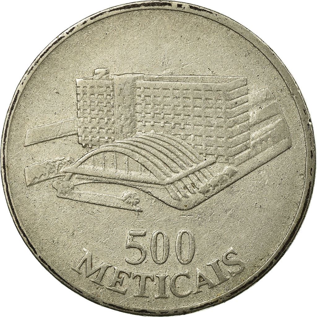Mozambique 500 Meticais Coin | Railway Station | KM121 | 1994