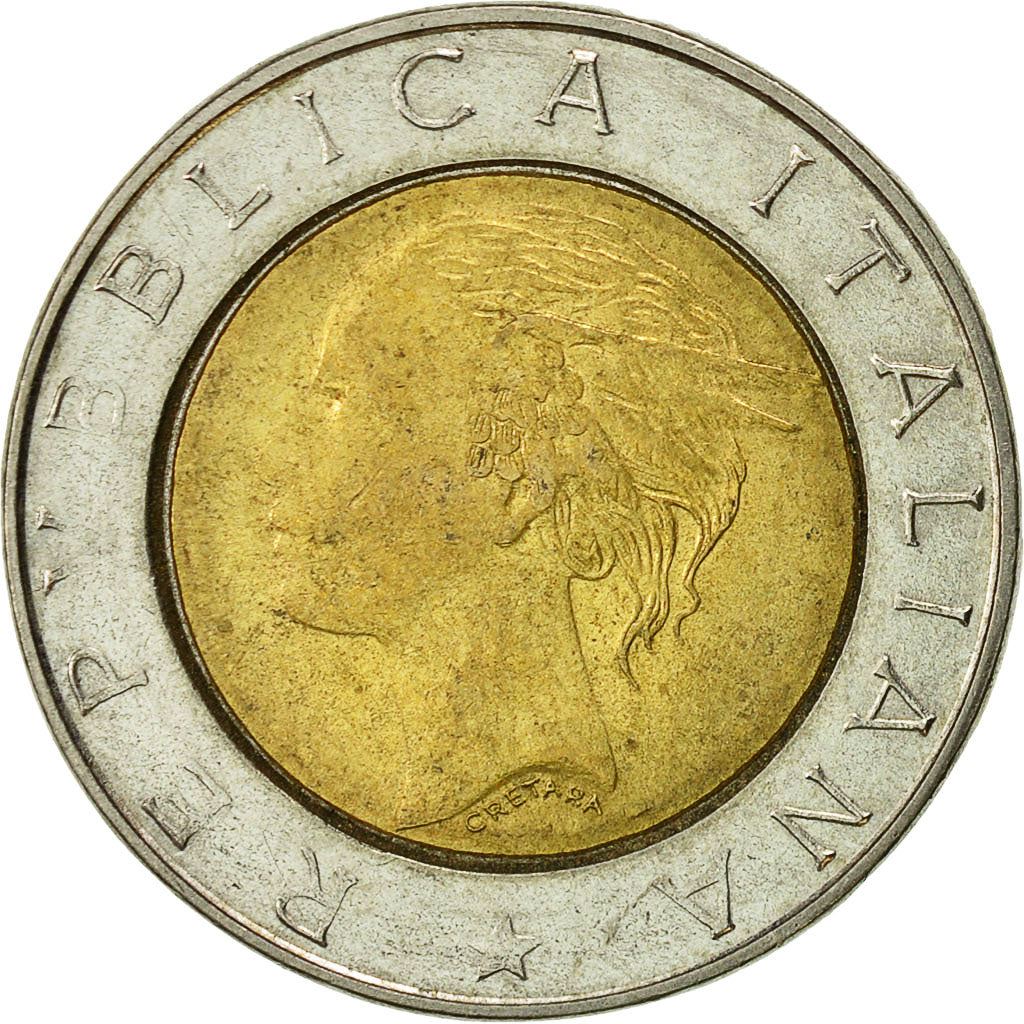 Italy | 500 Lire Coin | FAO | Km:193 | 1998