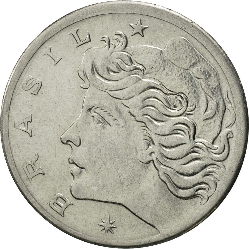 Brazil | 5 Centavos Coin | Effigie | Km:577.1 | 1969 - 1975