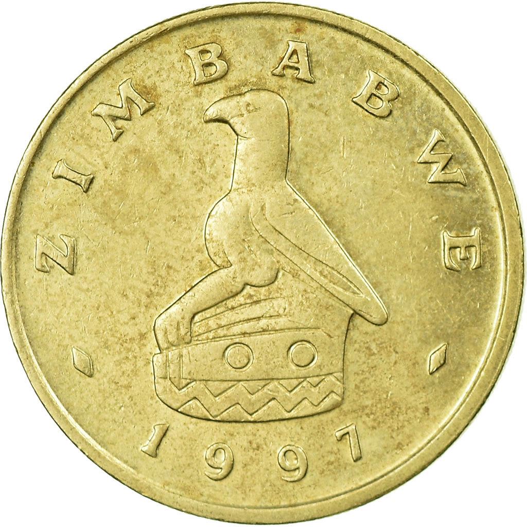 Zimbabwe | 2 Dollars Coin | Pangolins | Km:12 | 1997