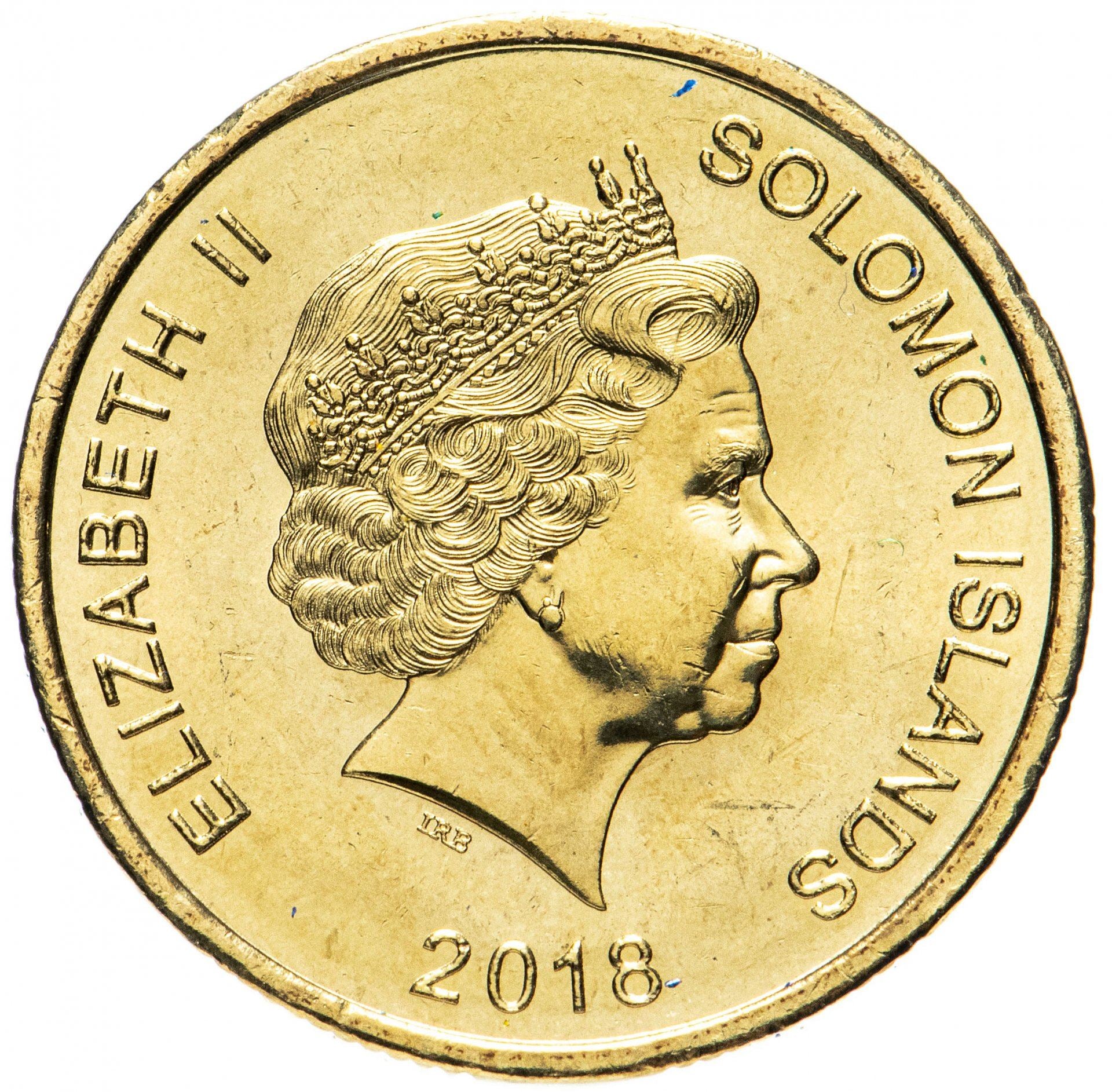 Salomonen | 2-Dollar-Münze | Unabhängigkeit | Aluminiumbronze | KM:797 | 2018