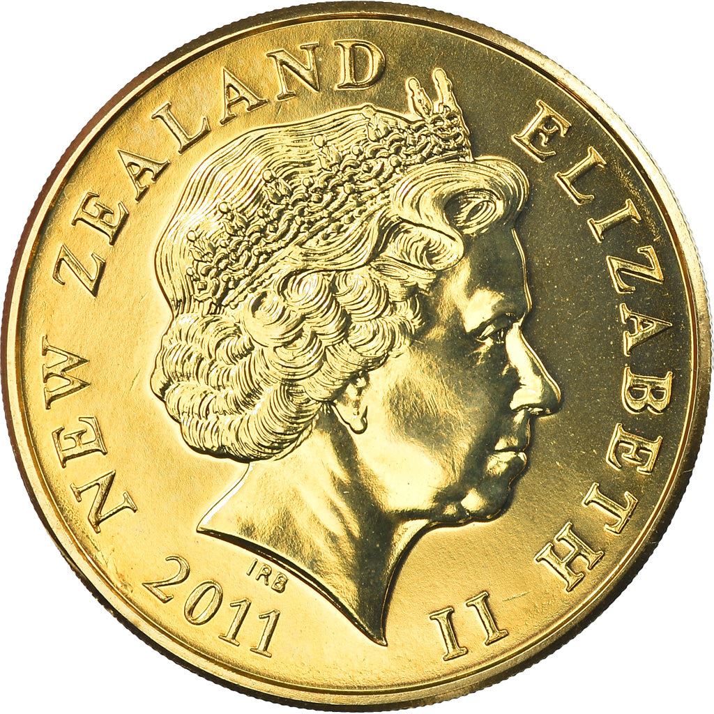 New Zealand Coin New Zealander 2 Dollars Coin | Queen Elizabeth II | Great Egret | KM121 | 1999 - 2021