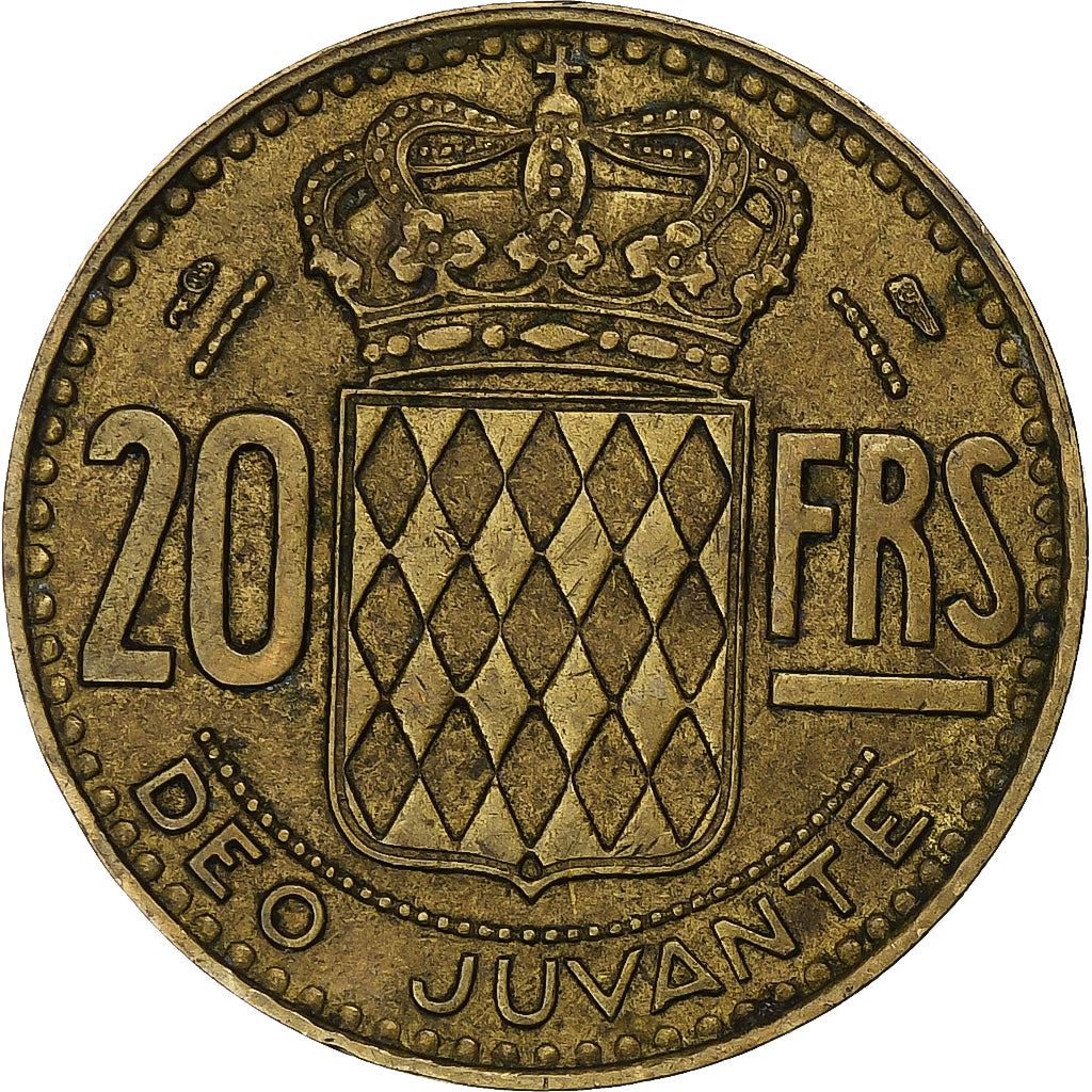 Monaco | Pièce de 20 Francs | Rainier III | Km : 131 | 1950 - 1951