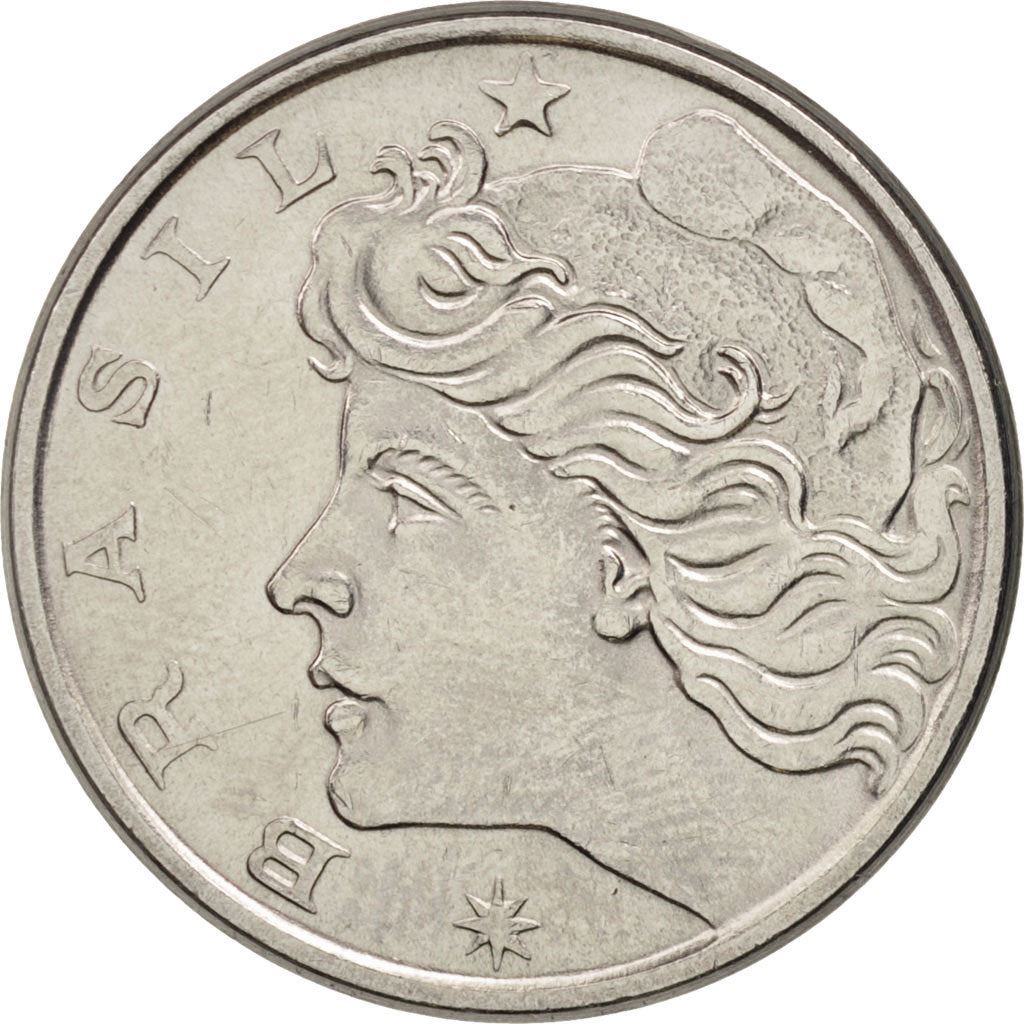 Brazil | 20 Centavos Coin | Effigy | Km:579.1A | 1975 - 1979
