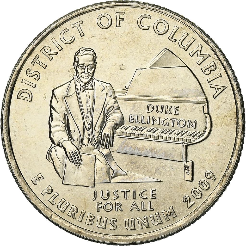 United States | 1/4 Dollar Coin | District of Columbia | Km:445 | 2009