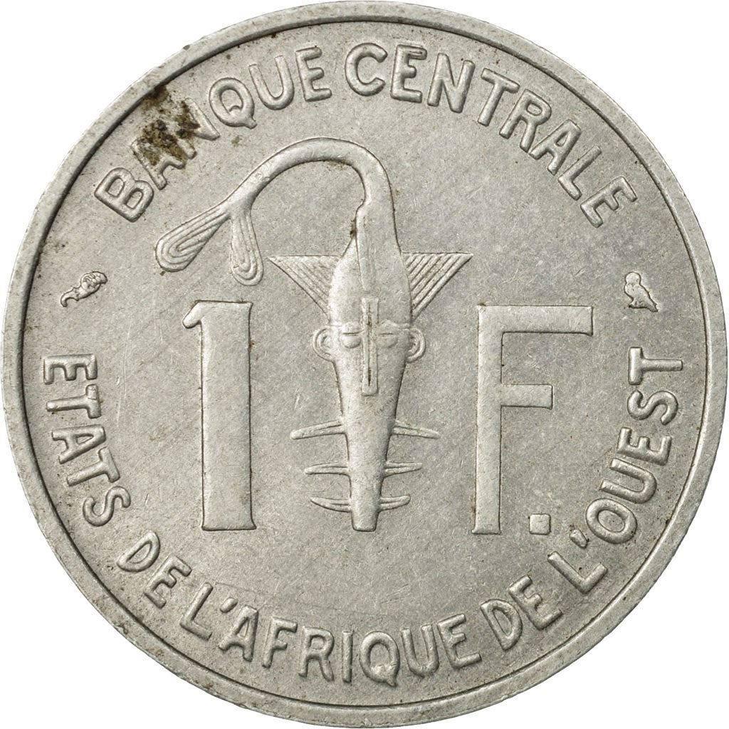 Western African States | 1 Franc Cfa Coin | Emblem of Central Bank | Gazelle | Km:3.2 | 1962 - 1963