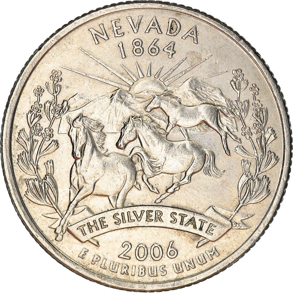 United States | 1/4 Dollar Coin | Nevada | Km:382 | 2006