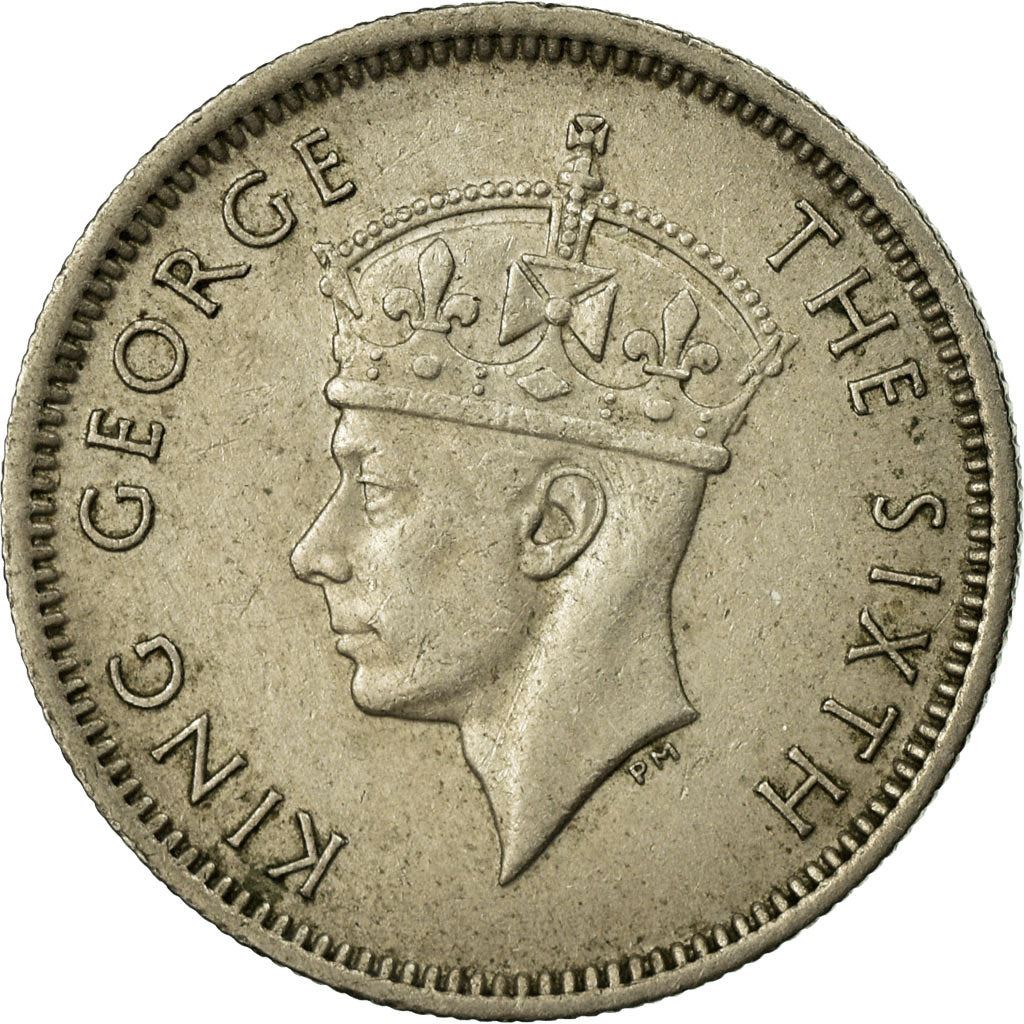 Malaya | 10 Cents Coin | George VI | Km:8 | 1948 - 1950