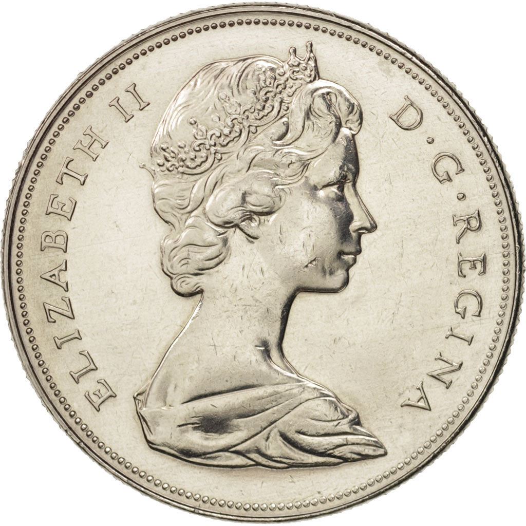 Canada | 1 Dollar Coin | Nickel | 2nd portrait | KM:76.1; 76.2 | 1968-1976