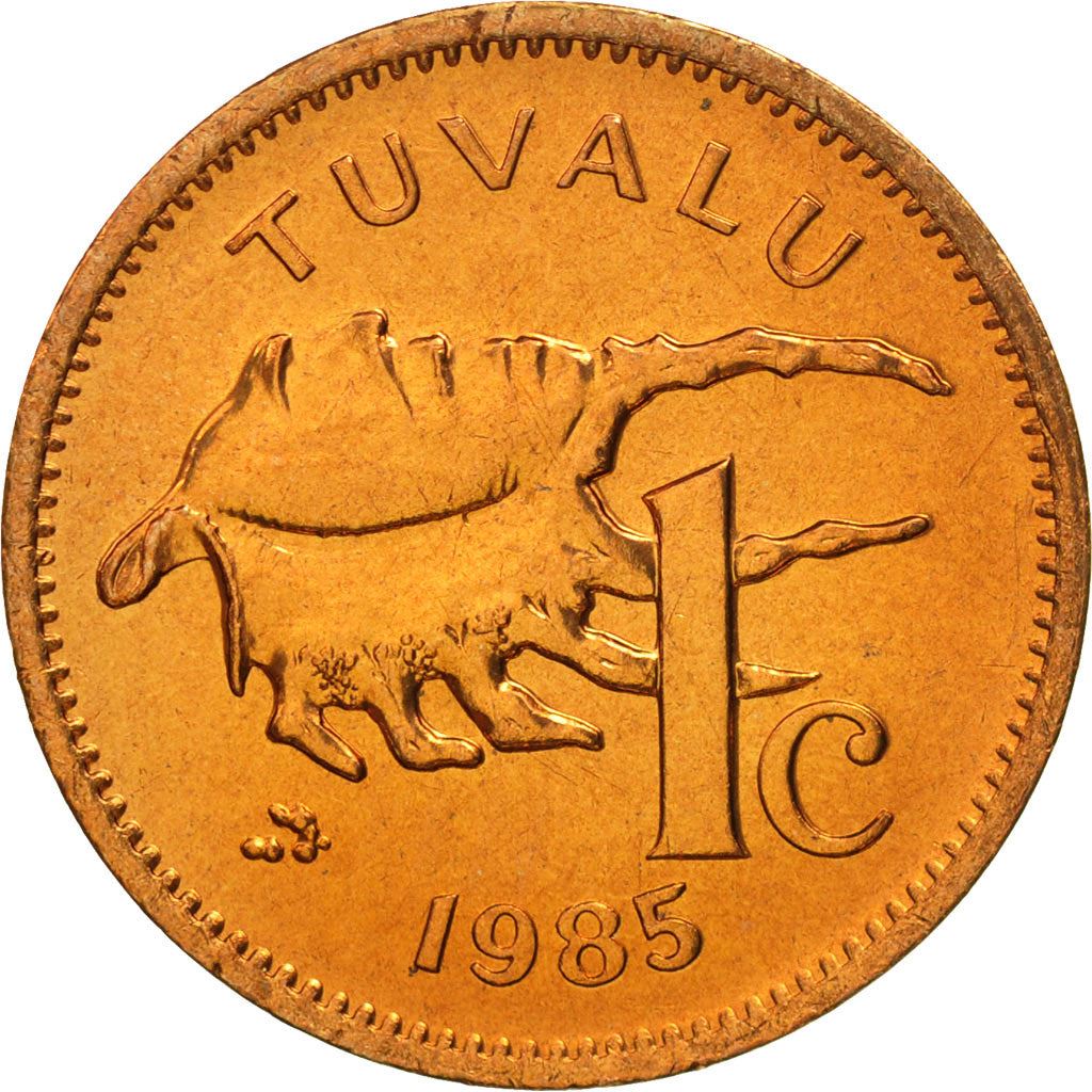 Tuvalu | 1 Cent Coin | Lambis shell | Km:1 | 1976 - 1985