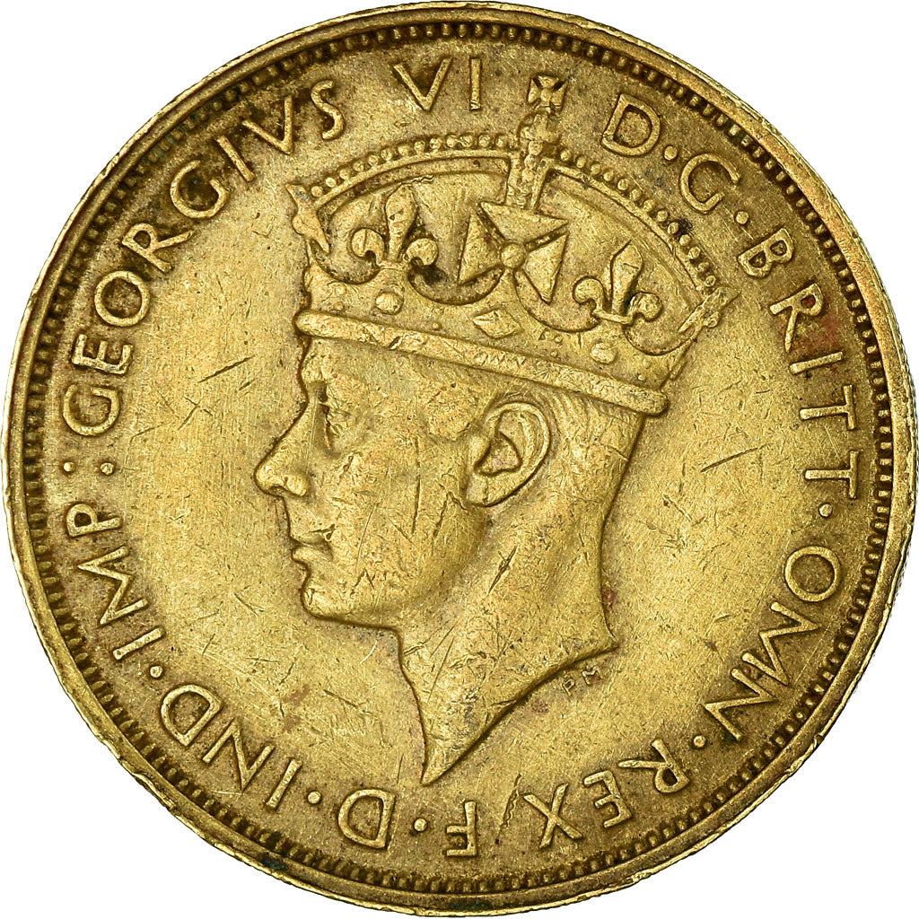 British West Africa | 2 Shillings Coin | Palm Tree | George VI | Km:24 | 1938 - 1947