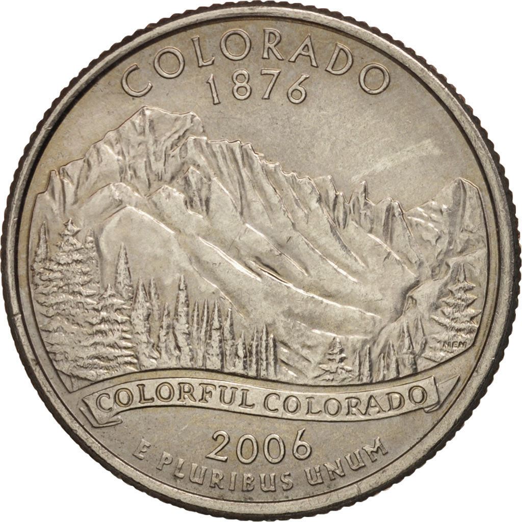 United States | 1/4 Dollar Coin | Colorado | Km:384 | 2006