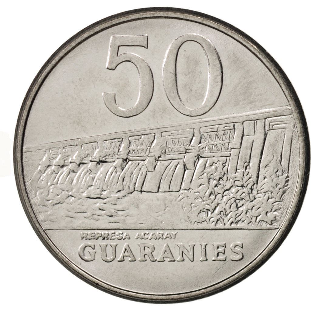 Paraguay | 50 Guaranies Coin | José Félix Estigarribia | Km:169 | 1980 - 1988