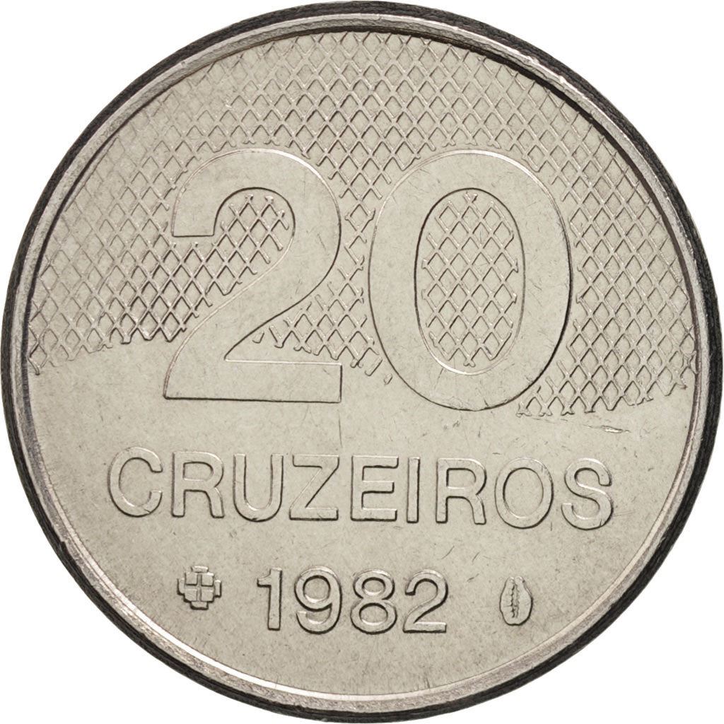 Brazil | 20 Cruzeiros Coin | Saint Francis Church | Km:593 | 1981 - 1984