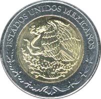 Mexico 5 Pesos Coin | Hermenegildo Galeana | National Shield | Eagle | KM906 | 2008