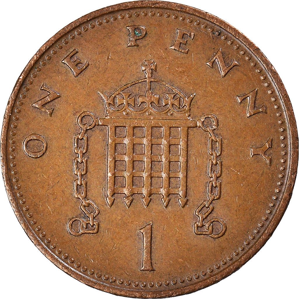 United Kingdom | 1 Penny Coin | Elizabeth II | Km:935 | 1985 - 1992