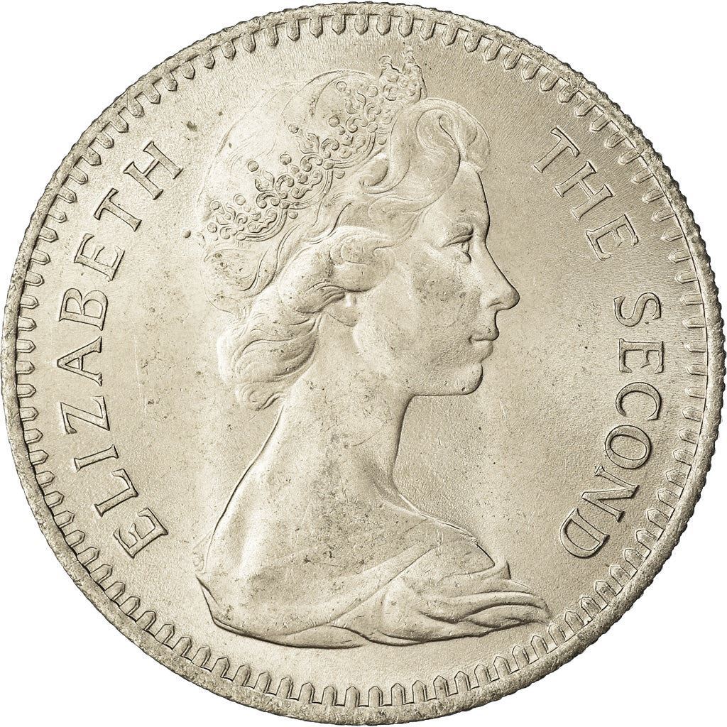 Rhodesia | 2 Shillings / 20 Cents Coin | Elizabeth II | Zimbabwe Bird | Km:3 | 1964