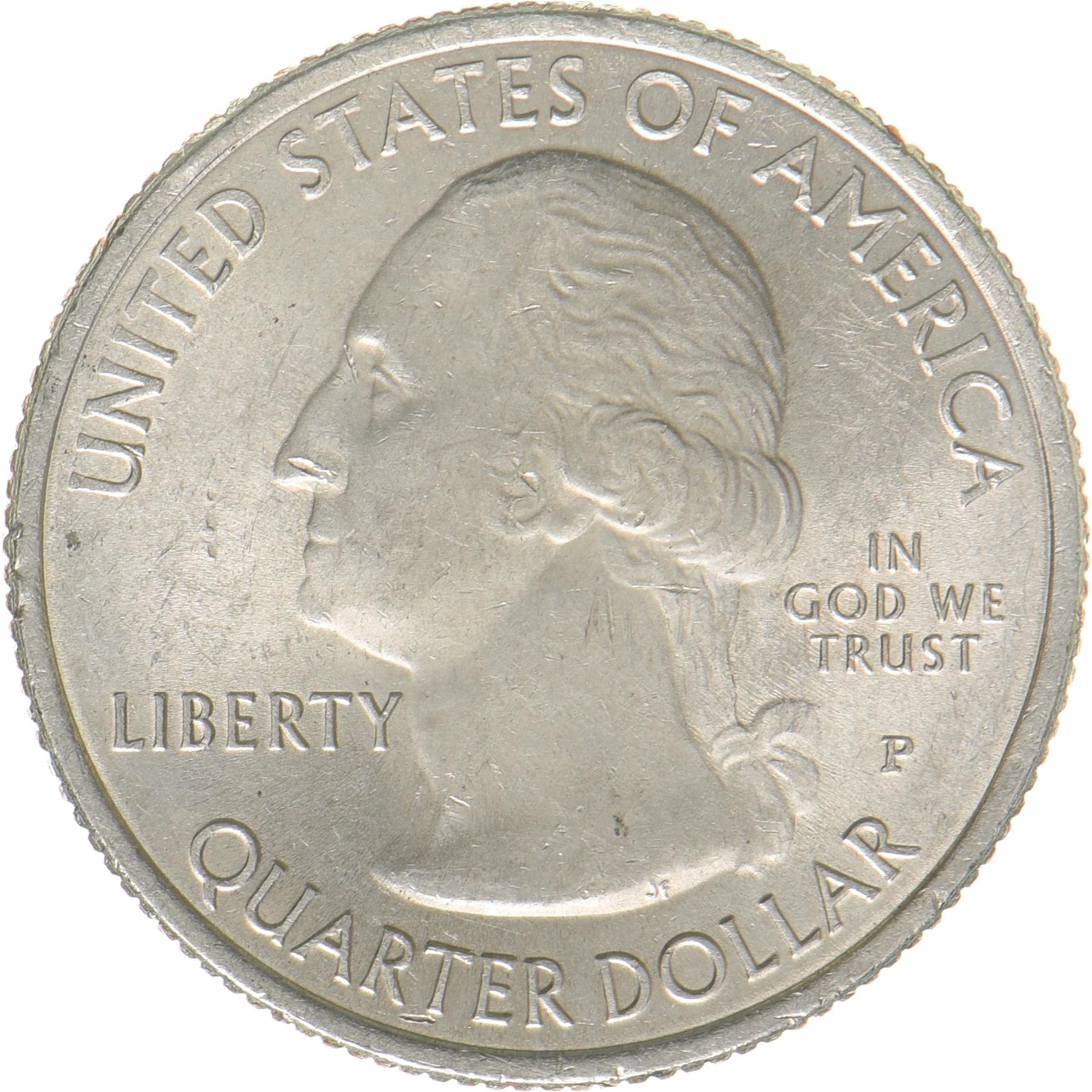 USA | 1/4 Dollar Mønt | Saratoga National Historical Park | KM:601 | 2015