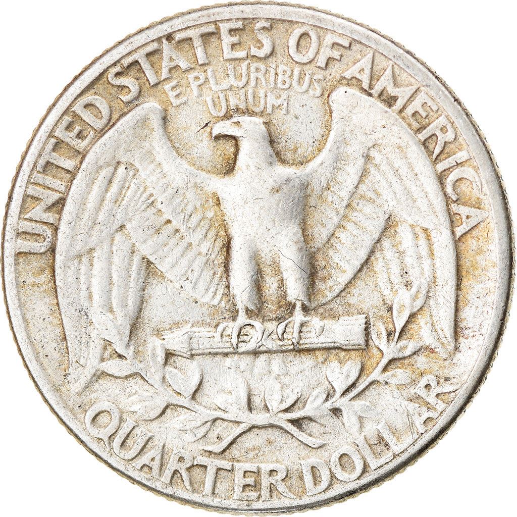 アメリカ合衆国 | 1/4ドル硬貨 | ジョージ・ワシントン | KM:164 | 1932年 - 1964年