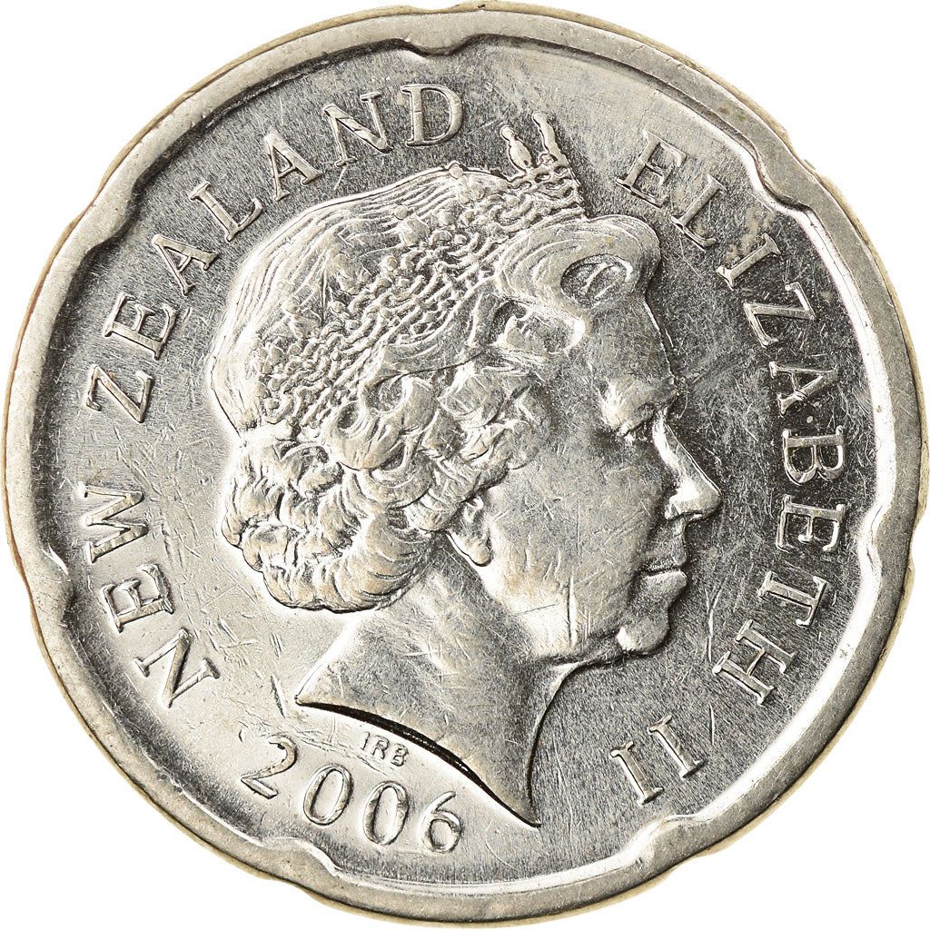 New Zealander 20 Cents Coin | Queen Elizabeth II | Pukaki - Ngati Whakaue Chief | KM118a | 2006 - 2021