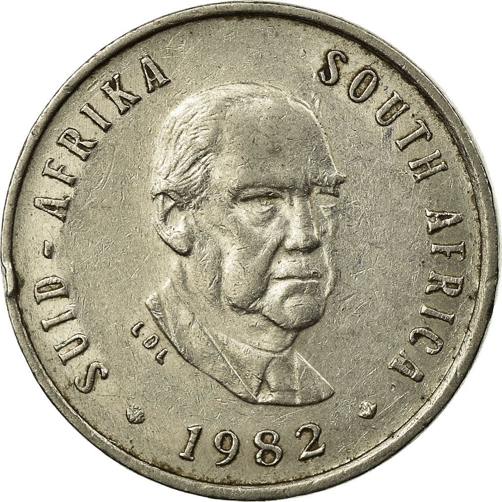 South Africa 5 Cents Coin | Balthazar J. Vorster | KM111 | 1982