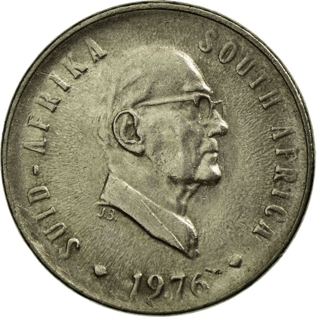 Moneta da 5 centesimi Sudafrica | Jacobus J. Fouche | KM93 | 1976