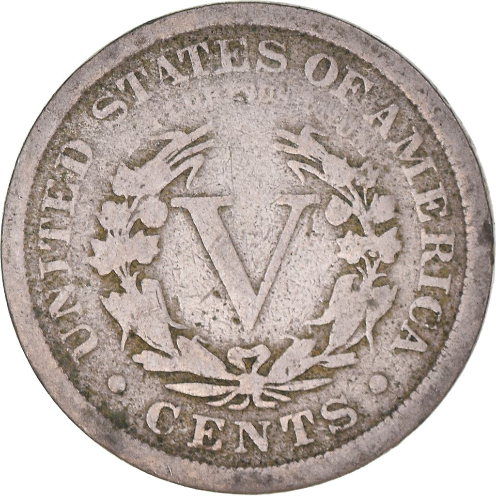 United States | 5 Cents Coin | Liberty | Roman Numeral | KM112 | 1883 - 1913