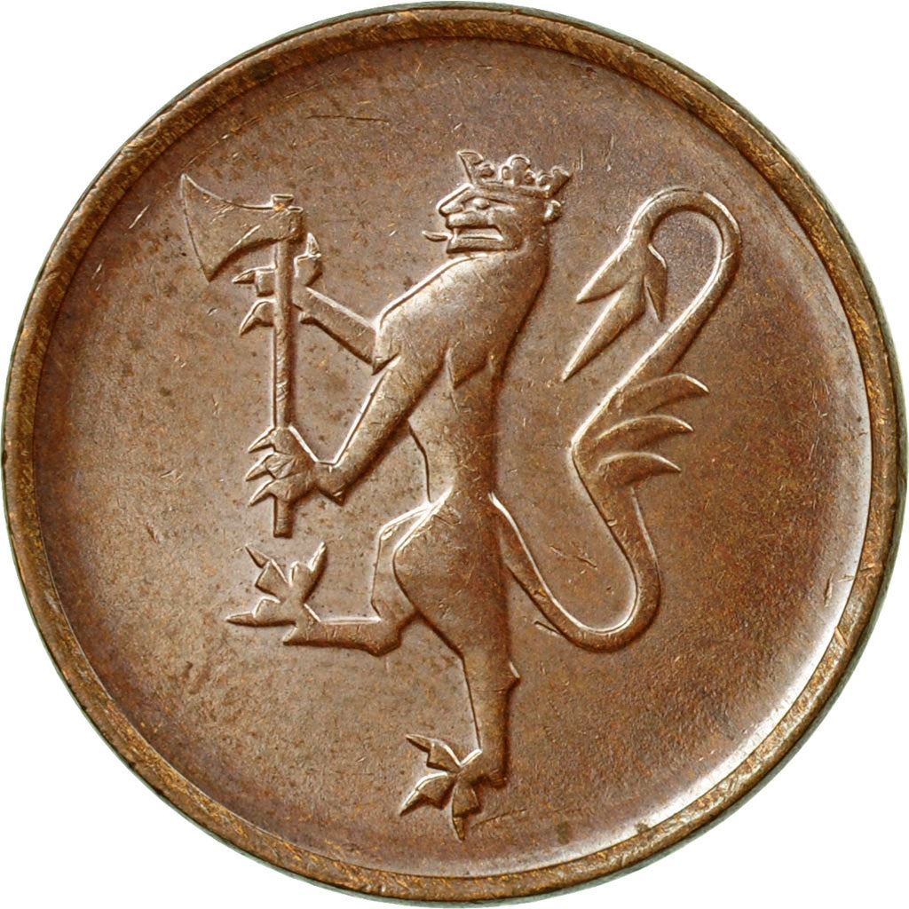 Norway 5 Øre - Olav V Coin KM415 1973 - 1982