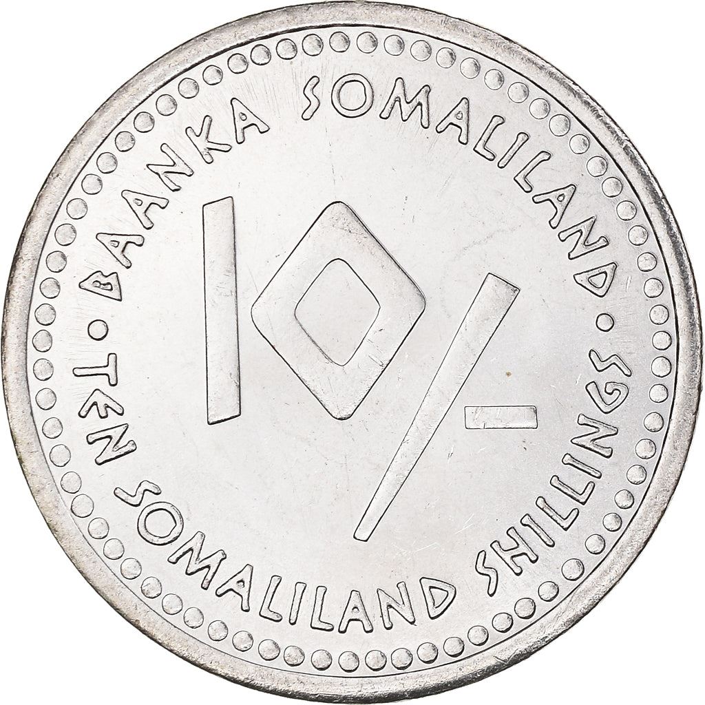 Somaliland | 10 Shillings Coin | Cancer | Stainless steel | KM:12 | 2006