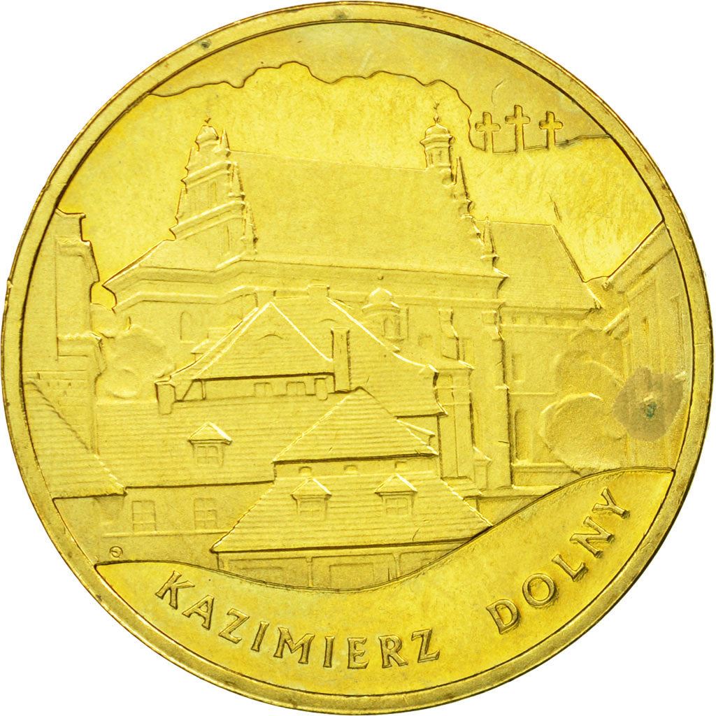 Poland | 2 Zlotys Coin | Kazimierz Dolny | Y:641 | 2008