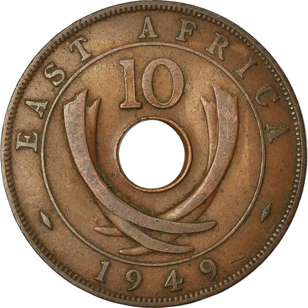 东非| 10分硬币| 皇冠| 象牙| Km:34 | 1949 - 1952