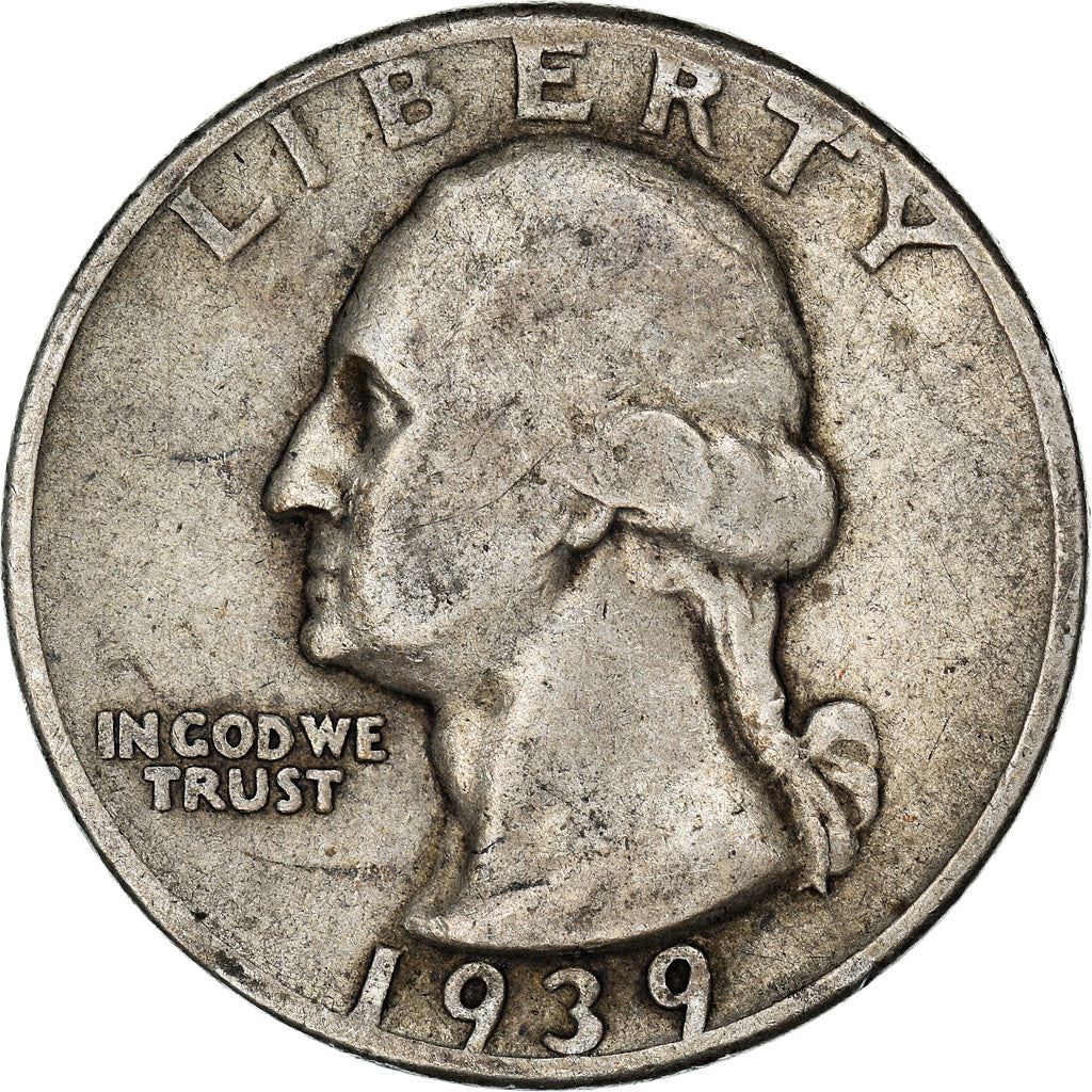 アメリカ合衆国 | 1/4ドル硬貨 | ジョージ・ワシントン | KM:164 | 1932年 - 1964年