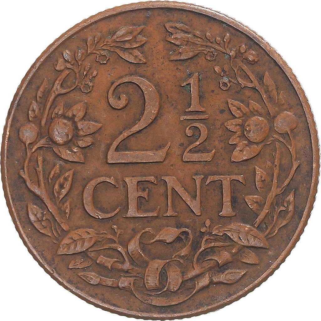 Curacao | 2.5 Cents Coin | Dutch Lion | Km:42 | 1944 - 1948